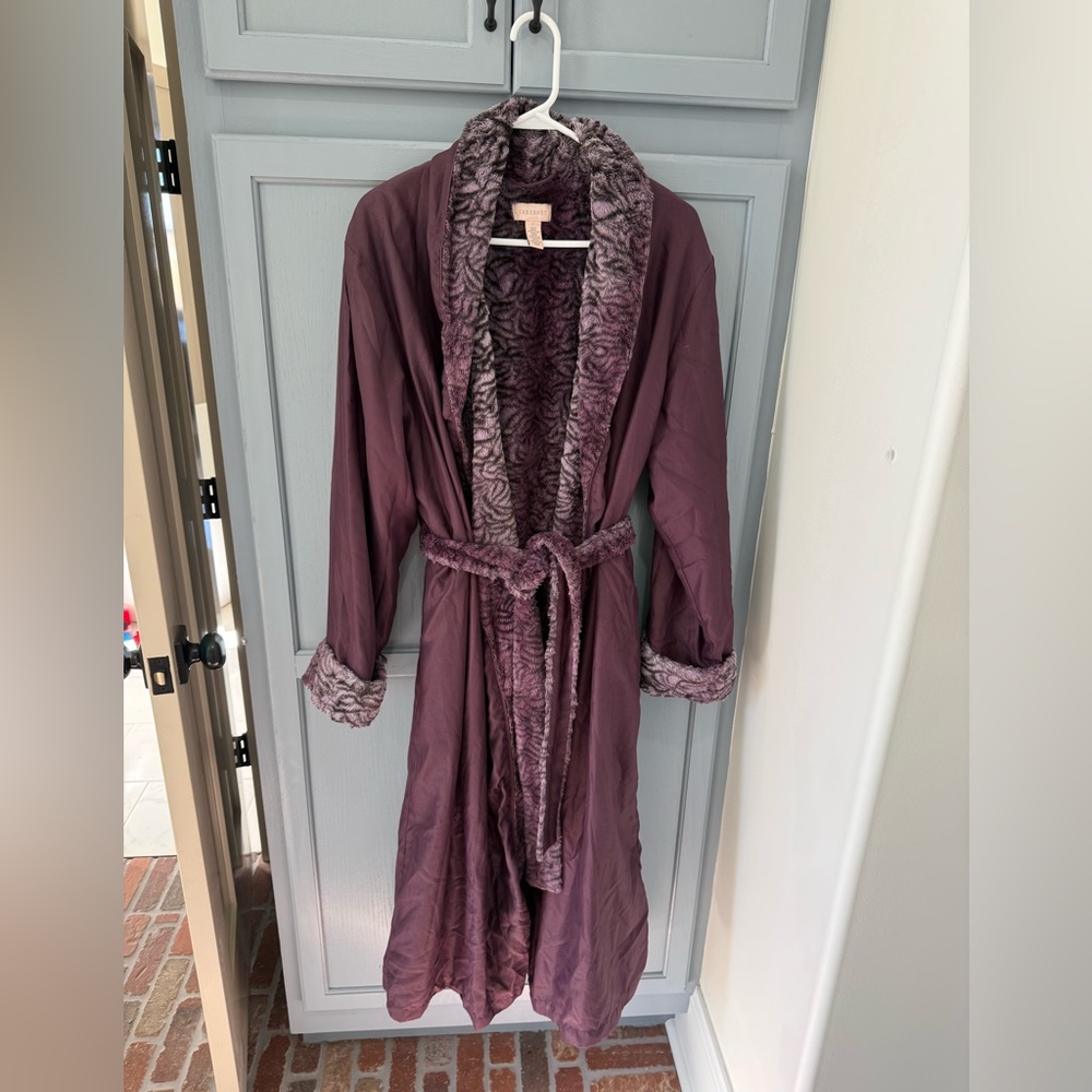 Cabernet Plush Purple Women's Robe